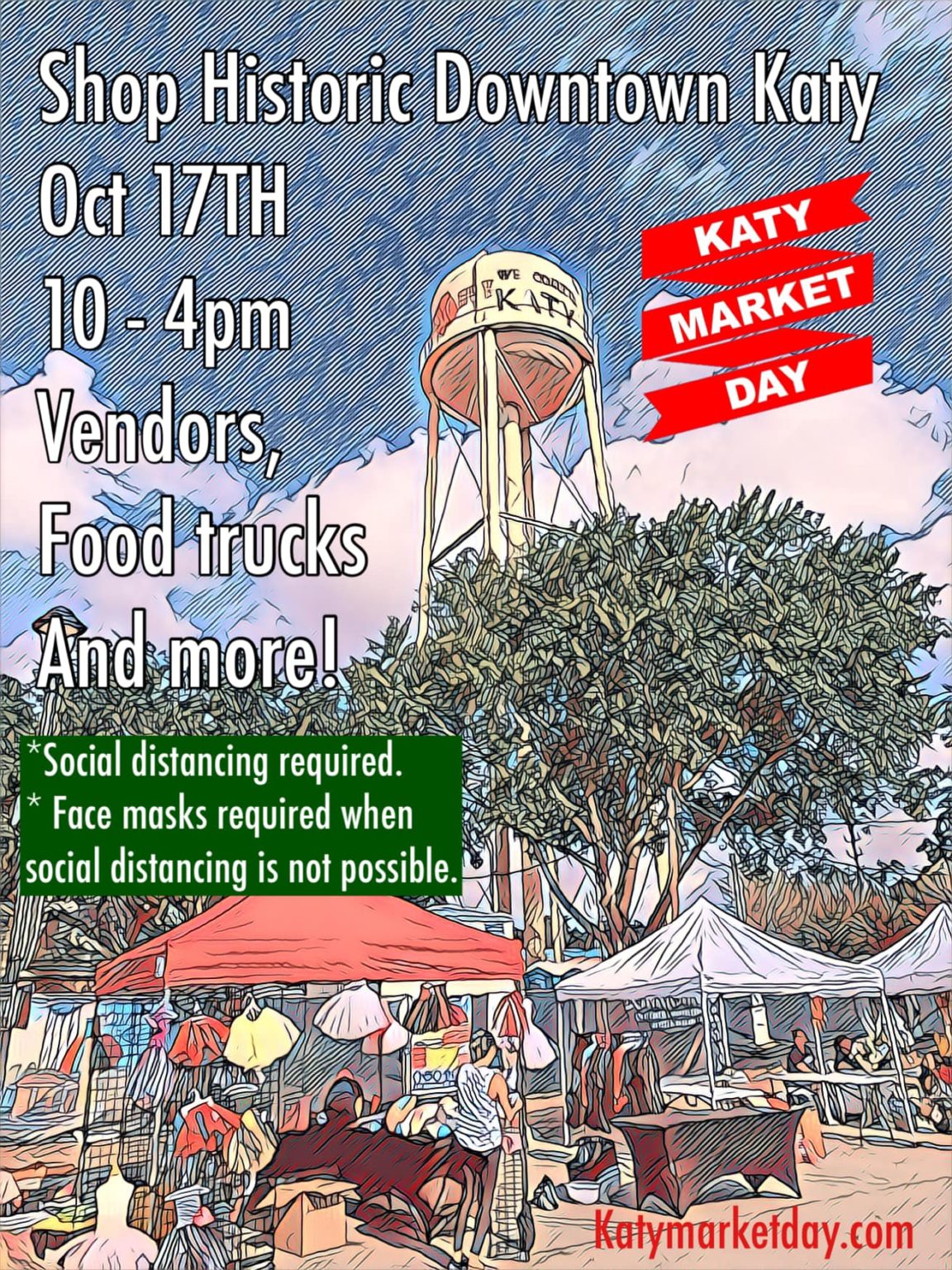 Katy Market Day is BACK for 2020! Katy Market Day